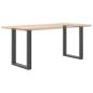 Preview: Couchtischbeine U-Form 2 Stk. Anthrazit 70x(72-73) cm Stahl