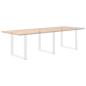 Preview: Couchtischbeine U-Form 3 Stk. Weiß 90x(72-73) cm Stahl