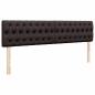 Preview: Ottoman-Bett mit Matratze Dunkelbraun 160x200 cm Stoff