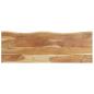Preview: Garderobe mit Naturkante 100x34x38 cm Massivholz Akazie