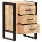Preview: ARDEBO.de - Nachttisch 40x35x55 cm Mango Massivholz