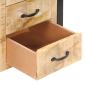 Preview: Nachttisch 40x35x55 cm Mango Massivholz