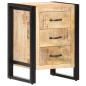 Preview: Nachttisch 40x35x55 cm Mango Massivholz