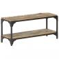 Preview: Couchtisch 90x30x40 cm Recyceltes Massivholz