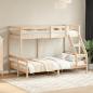 Preview: Etagenbett 90x200/120x200 cm Massivholz Kiefer