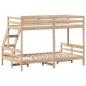 Preview: Etagenbett 90x200/120x200 cm Massivholz Kiefer