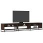 Preview: ARDEBO.de - TV-Schrank Braun Eichen-Optik 270x40x46 cm Holzwerkstoff