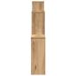 Preview: Wandregal Artisan-Eiche 80x15x78,5 cm Holzwerkstoff