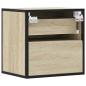 Preview: Wand-Nachttisch Sonoma-Eiche 40x31x39,5 cm