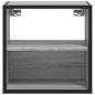 Preview: Wand-Nachttische 2 Stk. Grau Sonoma 40x31x39,5 cm