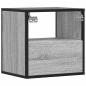Preview: Wand-Nachttische 2 Stk. Grau Sonoma 40x31x39,5 cm