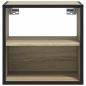 Preview: Wand-Nachttische 2 Stk. Sonoma-Eiche 40x31x39,5 cm