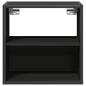 Preview: Wand-Nachttische 2 Stk. Schwarz 40x31x39,5 cm