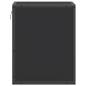 Preview: Wand-Nachttische 2 Stk. Schwarz 40x31x39,5 cm
