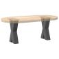 Preview: Couchtischbeine X-Form 2 Stk. Anthrazit 38x(42-43) cm Stahl
