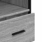 Preview: Badschrank Grau Sonoma 35x37,5x100 cm Holzwerkstoff