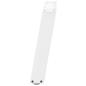 Preview: Couchtischbeine U-Form 2 Stk. Weiß 60x(42-43) cm Stahl