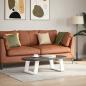 Preview: Couchtischbeine U-Form 2 Stk. Weiß 40x(30-31) cm Stahl