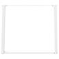 Preview: Esstischbeine U-Form 2 Stk. Weiß 100x(72-73) cm Stahl