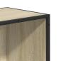 Preview: Bücherregal Sonoma-Eiche 60x35x76 cm Holzwerkstoff
