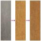 Preview: Gartentor 85x175 cm Cortenstahl Gras-Design