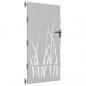 Preview: Gartentor 85x175 cm Cortenstahl Gras-Design