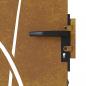 Preview: Gartentor 85x175 cm Cortenstahl Gras-Design
