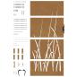 Preview: Gartentor 85x175 cm Cortenstahl Gras-Design