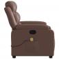 Preview: Massagesessel Braun Kunstleder
