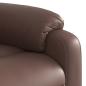 Preview: Massagesessel Braun Kunstleder