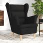 Preview: ARDEBO.de - Sessel Schwarz 74x84x100 cm Stoff