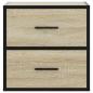 Preview: Wand-Nachttische 2 Stk. Sonoma-Eiche 40x31x39,5 cm