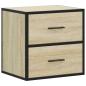 Preview: Wand-Nachttische 2 Stk. Sonoma-Eiche 40x31x39,5 cm