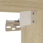 Preview: Wand-Nachttische 2 Stk. Sonoma-Eiche 40x31x39,5 cm