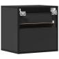 Preview: Wand-Nachttische 2 Stk. Schwarz 40x31x39,5 cm