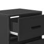 Preview: Wand-Nachttische 2 Stk. Schwarz 40x31x39,5 cm