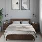 Preview: Wand-Nachttische 2 Stk. Braun Eichen-Optik 40x31x39,5 cm