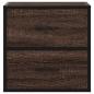 Preview: Wand-Nachttische 2 Stk. Braun Eichen-Optik 40x31x39,5 cm