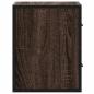 Preview: Wand-Nachttische 2 Stk. Braun Eichen-Optik 40x31x39,5 cm