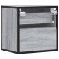 Preview: Wand-Nachttische 2 Stk. Grau Sonoma 40x31x39,5 cm