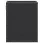 Preview: Wand-Nachttisch Schwarz 40x31x39,5 cm