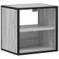 Preview: Wand-Nachttisch Grau Sonoma 40x31x39,5 cm