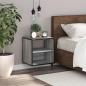 Preview: Wand-Nachttisch Grau Sonoma 40x31x39,5 cm