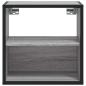 Preview: Wand-Nachttisch Grau Sonoma 40x31x39,5 cm