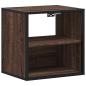 Preview: Wand-Nachttisch Braun Eichen-Optik 40x31x39,5 cm
