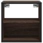 Preview: Wand-Nachttisch Braun Eichen-Optik 40x31x39,5 cm