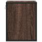 Preview: Wand-Nachttisch Braun Eichen-Optik 40x31x39,5 cm