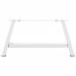 Preview: Couchtischbeine A-Form 2 Stk. Weiß 70x(30-31) cm Stahl