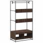 Preview: Kleiderständer Braun Eichen-Optik 90x50x180 cm Holzwerkstoff