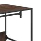 Preview: Kleiderständer Braun Eichen-Optik 90x50x180 cm Holzwerkstoff